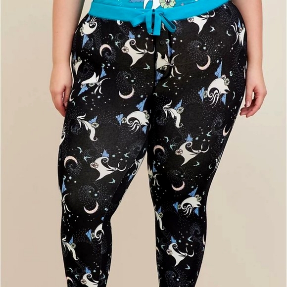 ❤️NWT VINTAGE TORRID DISNEY NIGHTMARE BEFORE CHRISTMAS DISNEY LEGGING ZERO 1X - Picture 3 of 13